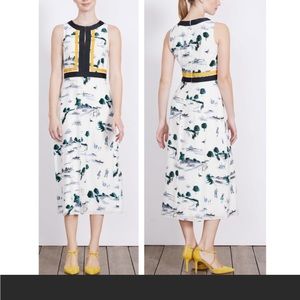 Boden Leonie  Dress Regatta Novelty Print  W0021